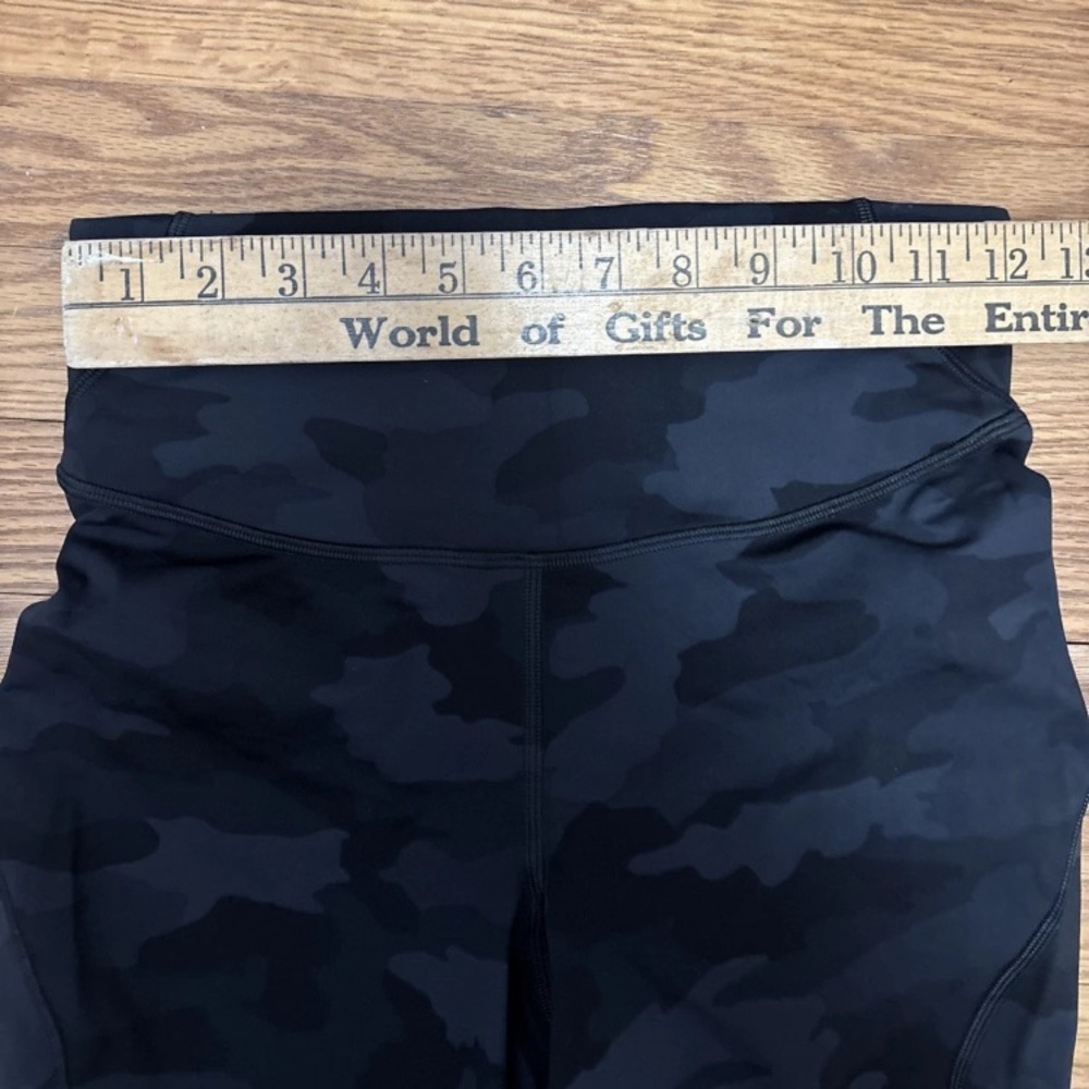 Lululemon Leggings Womens 6 Multi Camo Base Pace High Rise Running Tights - Picture 6 of 10